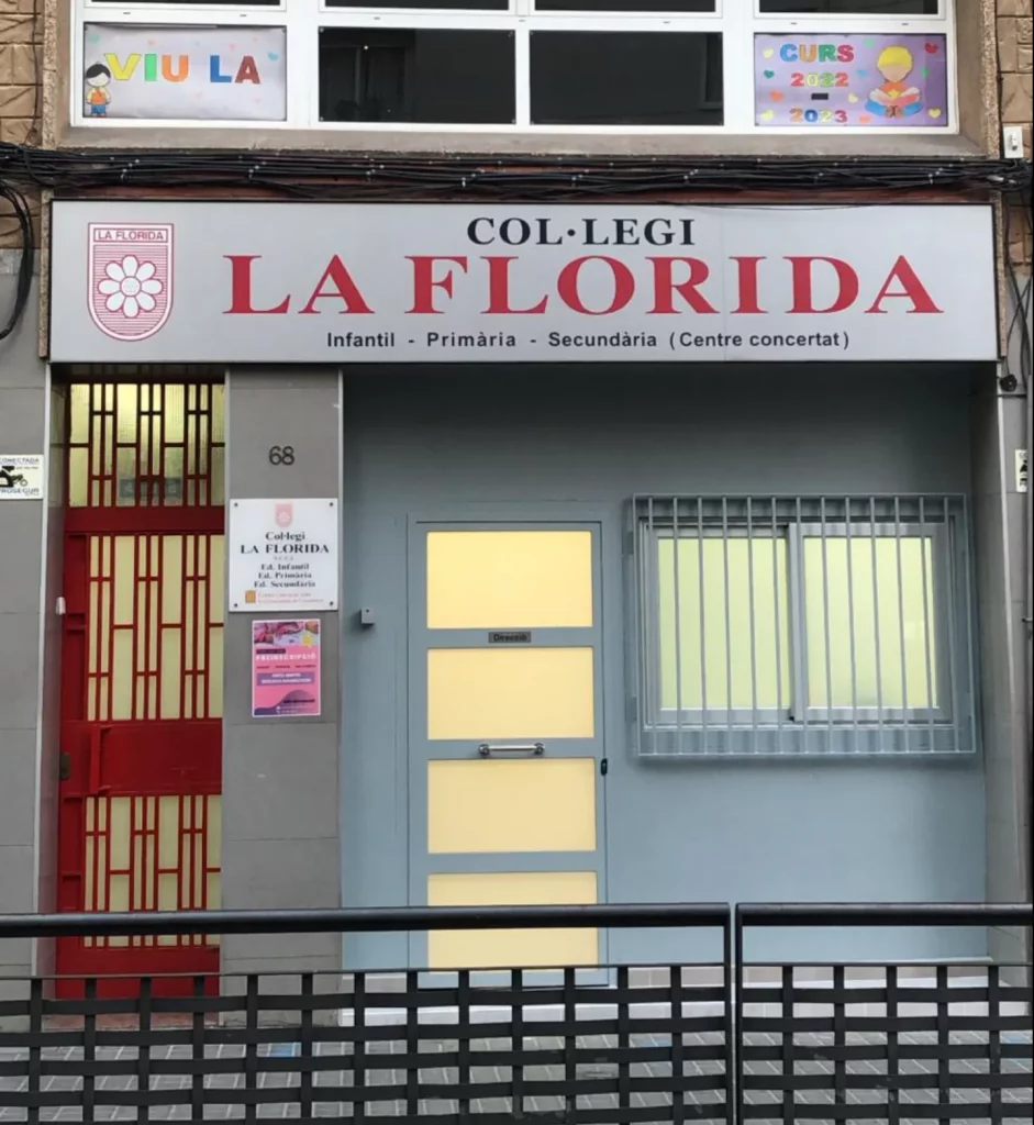 Façana al Col·legi la Florida